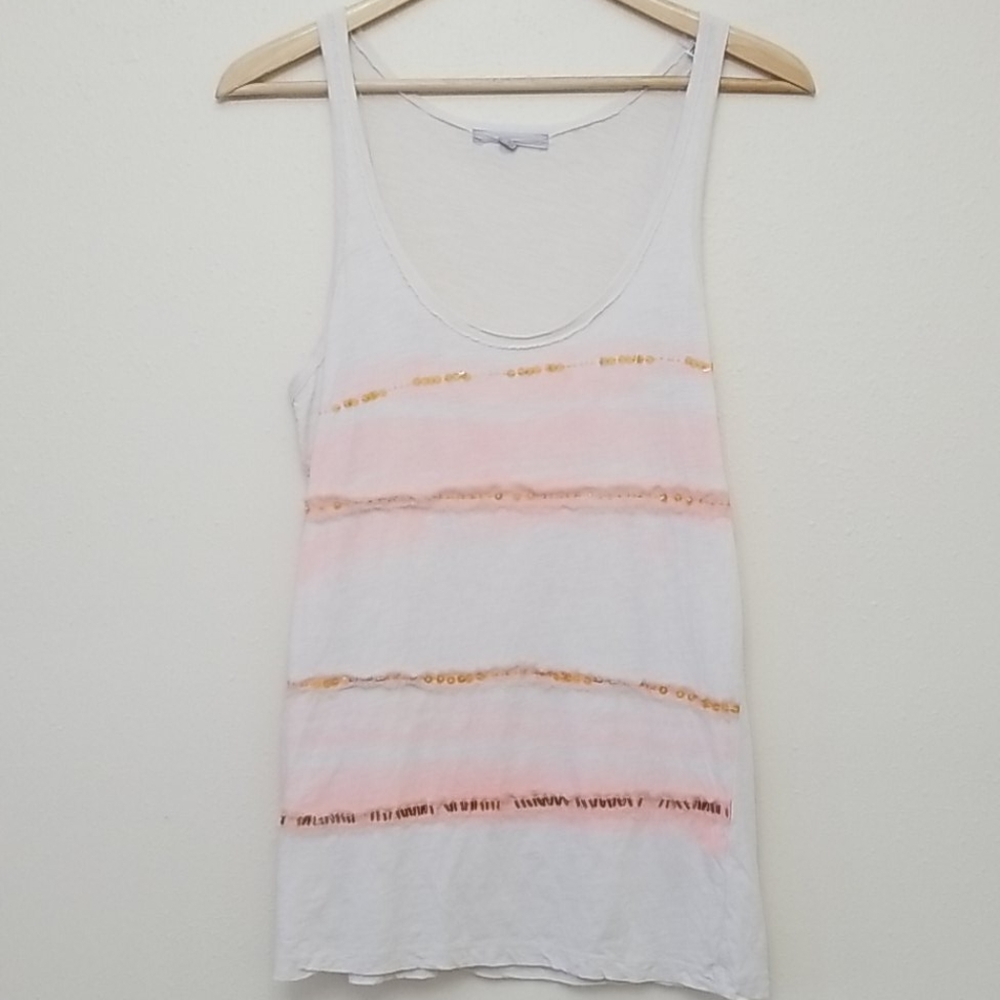 J. Crew Beaded Sequin Tank Size 2
